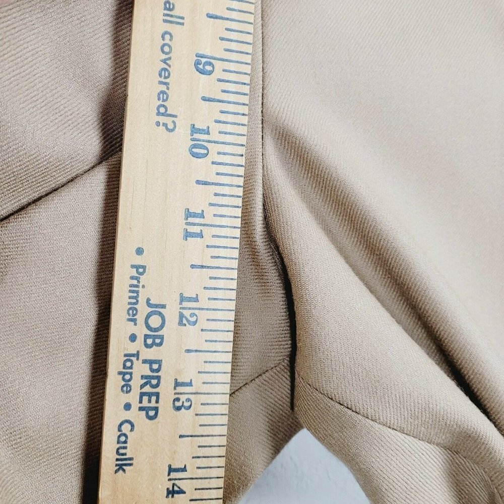 Pendleton Womens Suit Pants Tan Size 10 All Season Wool Flat Front Career Office - Picture 6 of 12